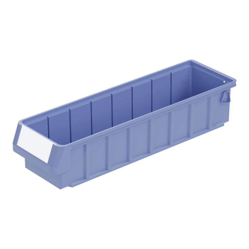 Bito Regalkasten RK Set RK4108, 400 x 117 x 80 mm, taubenblau, inklusive Etikett