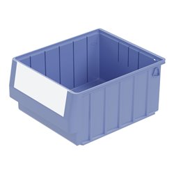 Bito Regalkasten RK Set RK3214, 300 x 234 x 140 mm, taubenblau, inklusive Etikett