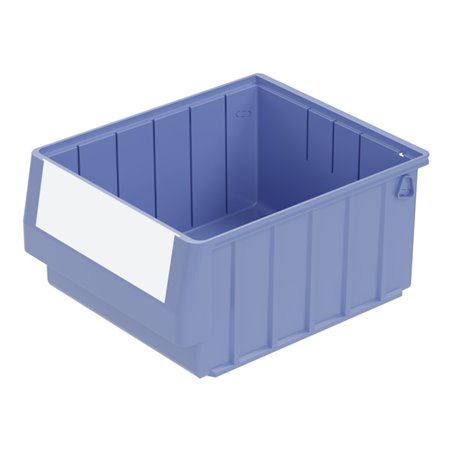 Bito Regalkasten RK Set RK3214, 300 x 234 x 140 mm, taubenblau, inklusive Etikett
