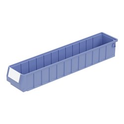 Bito Regalkasten RK Set RK6109, 600 x 117 x 90 mm, taubenblau, inklusive Etikett