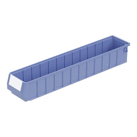 Bito Regalkasten RK Set RK6109, 600 x 117 x 90 mm, taubenblau, inklusive Etikett