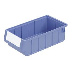 Bito Regalkasten RK Set RK31509, 300 x 156 x 90 mm, taubenblau, inklusive Etikett