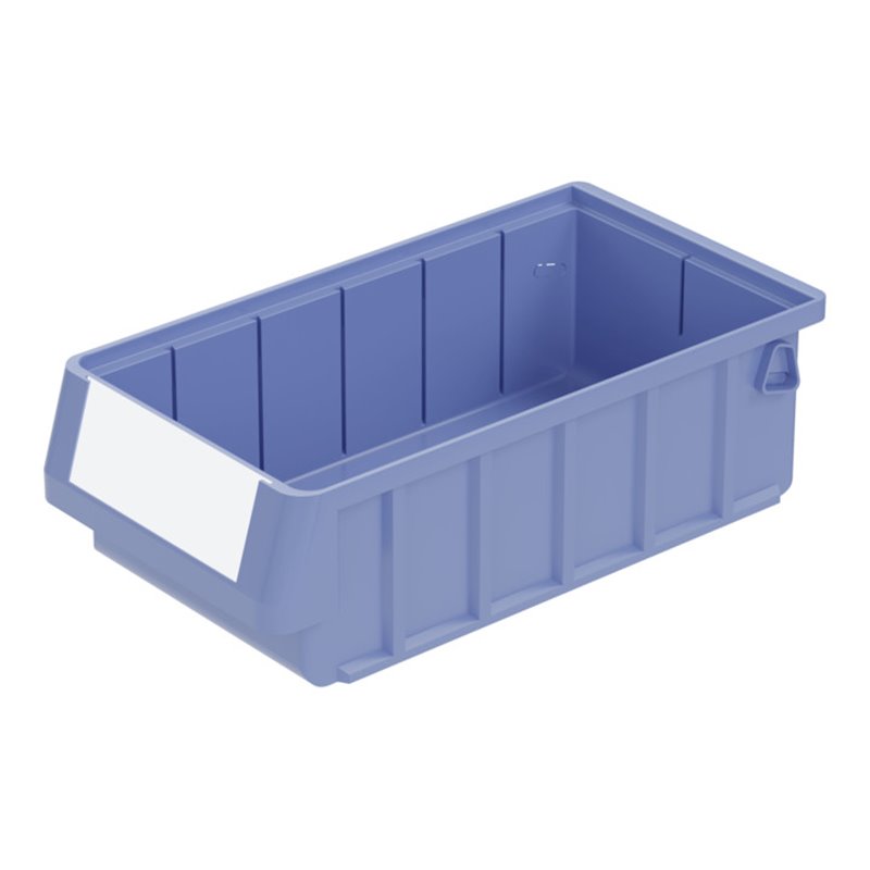 Bito Regalkasten RK Set RK31509, 300 x 156 x 90 mm, taubenblau, inklusive Etikett