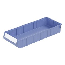 Bito Regalkasten RK Set RK6209, 600 x 234 x 90 mm, taubenblau, inklusive Etikett