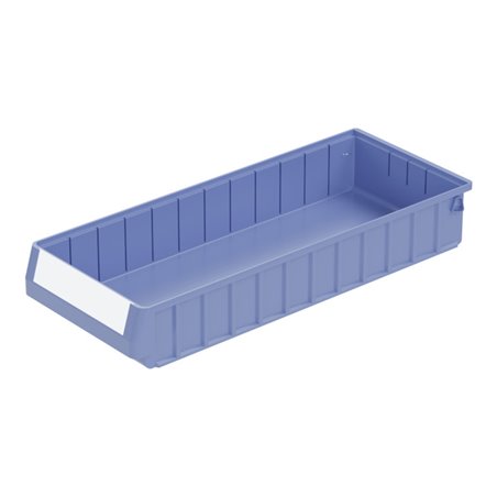 Bito Regalkasten RK Set RK6209, 600 x 234 x 90 mm, taubenblau, inklusive Etikett