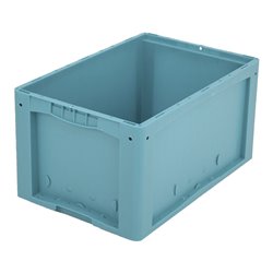 Bito Kleinladungsträger KLT mit Doppelboden / KLT 64320D L600xB400xH320 mm, türkis