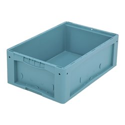 Bito Kleinladungsträger KLT mit Doppelboden / KLT 64220D L600xB400xH220 mm, türkis