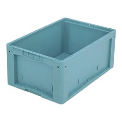 Bito Kleinladungsträger KLT mit Doppelboden / KLT 64270D L600xB400xH270 mm, türkis