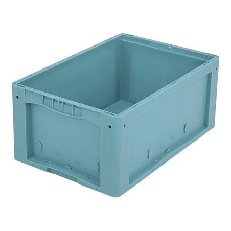 Bito Kleinladungsträger KLT mit Doppelboden / KLT 64270D L600xB400xH270 mm, türkis