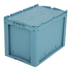 Bito Kleinladungsträger KLTD mit Deckel / KLTD64420D L600xB400xH420 mm, türkis
