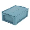 Bito Kleinladungsträger KLTD mit Deckel / KLTD64220D L600xB400xH220 mm, türkis