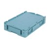 Bito Kleinladungsträger KLTD mit Deckel / KLTD64120D L600xB400xH120 mm, türkis
