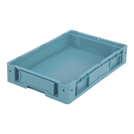 Bito Kleinladungsträger KLT / KLT 64120R L600xB400xH120 mm, türkis Rippenboden