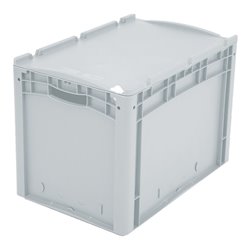 Bito Eurostapelbehälter XL Set / XL 64421ASDV Auflagedeckel mit Verschluss L600xB400H438 mm, grau