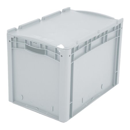 Bito Eurostapelbehälter XL Set / XL 64421ASDV Auflagedeckel mit Verschluss L600xB400H438 mm, grau