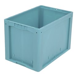 Bito Kleinladungsträger KLT / KLT 64420R L600xB400xH420 mm, türkis Rippenboden