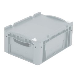 Bito Eurostapelbehälter XL Set / XL 43171ASDV Auflagedeckel mit Verschluss L400xB300H188 mm, grau
