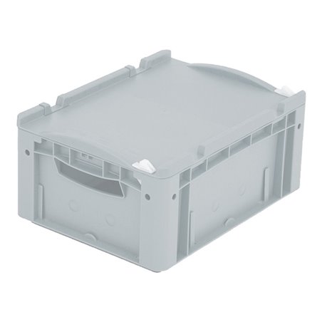 Bito Eurostapelbehälter XL Set / XL 43171ASDV Auflagedeckel mit Verschluss L400xB300H188 mm, grau