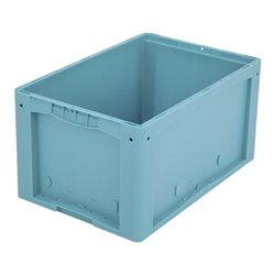 Bito Kleinladungsträger KLT / KLT 64320R L600xB400xH320 mm, türkis Rippenboden