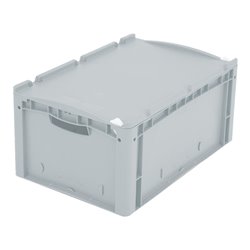 Bito Eurostapelbehälter XL Set / XL 64271ASDV Auflagedeckel mit Verschluss L600xB400H288 mm, grau
