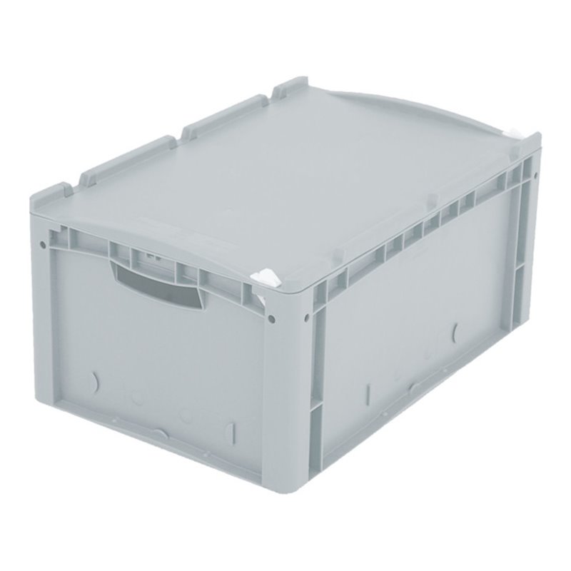 Bito Eurostapelbehälter XL Set / XL 64271ASDV Auflagedeckel mit Verschluss L600xB400H288 mm, grau