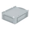 Bito Eurostapelbehälter XL Set / XL 43121ASDV Auflagedeckel mit Verschluss L400xB300H138 mm, grau