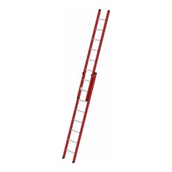 MUNK Kunststoff-Schiebe/Seilzugleiter 2-teilig 2 x 8 Sprossen