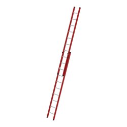 MUNK Kunststoff-Schiebe/Seilzugleiter 2-teilig 2 x 10 Sprossen