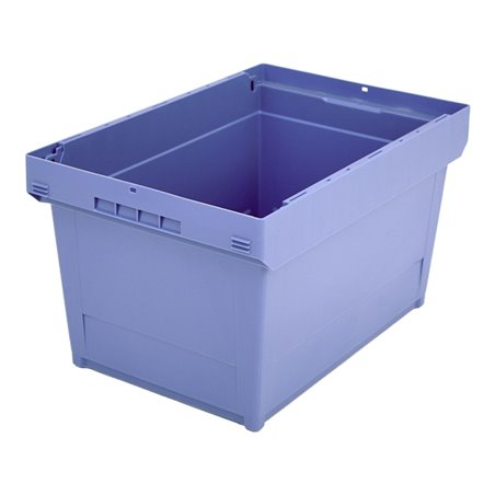 Bito Mehrwegbehälter mit Doppelboden / MB 64321D L600xB400xH323 mm, taubenblau