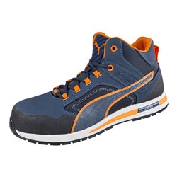 Sicherheitsstiefel Crosstwist MID blau/orange S3 HRO SRC DIN EN20345