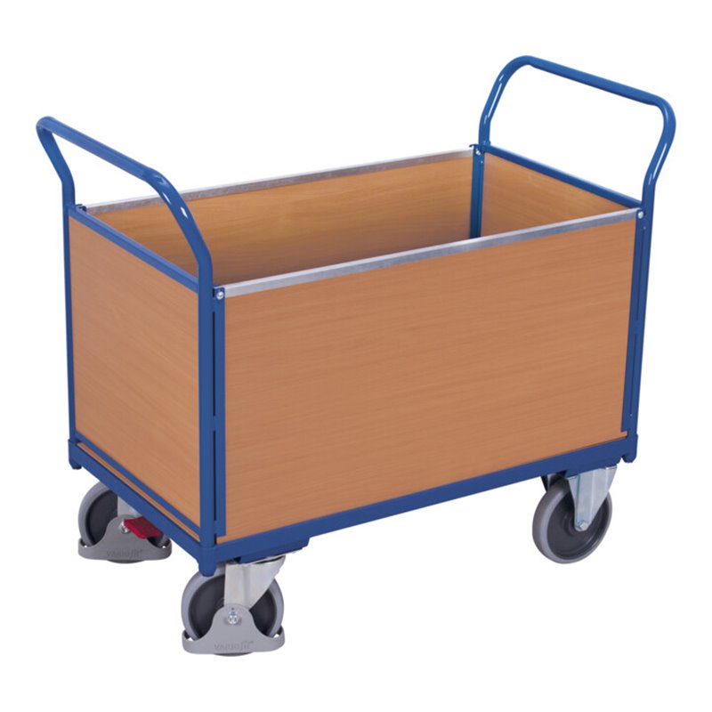 VARIOfit Vierwandwagen mit Holz 1.200 x 750 mm