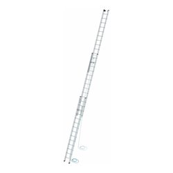MUNK Aluminium-Seilzugleiter 3-teilig 3 x 16 Sprossen