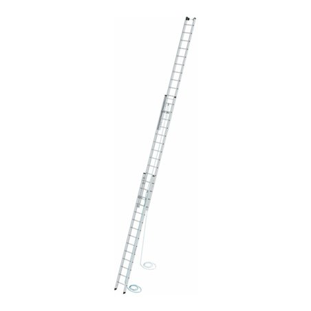 MUNK Aluminium-Seilzugleiter 3-teilig 3 x 16 Sprossen