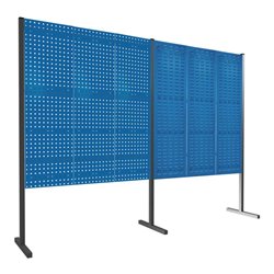 Kappes Trennwand RasterPlan Doppelfeld 180° H1500 mm RAL 5010 Ausstattung 1 LP/SP