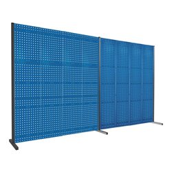 Kappes Trennwand RasterPlan Doppelfeld 180° H2000 mm RAL 5010 Ausstattung 3 LP/SP