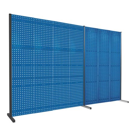 Kappes Trennwand RasterPlan Doppelfeld 180° H2000 mm RAL 5010 Ausstattung 2 LP/SP