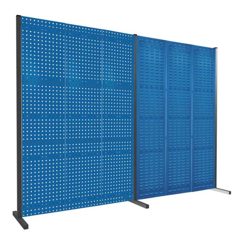 Kappes Trennwand RasterPlan Doppelfeld 180° H2000 mm RAL 5010 Ausstattung 1 LP/SP