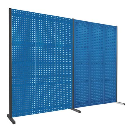 Kappes Trennwand RasterPlan Doppelfeld 180° H2000 mm RAL 5010 Ausstattung 1 LP/SP