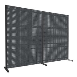 Kappes Trennwand RasterPlan Doppelfeld 180° H2000 mm RAL 7016 Ausstattung 1 LP