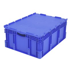 Bito Eurostapelbehälter XL mit Deckel XLD86321 L800xB600xH338 mm, blau