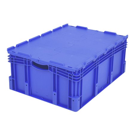 Bito Eurostapelbehälter XL mit Deckel XLD86321 L800xB600xH338 mm, blau