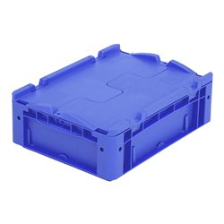 Bito Eurostapelbehälter XL mit Deckel XLD43121 L400xB300xH138 mm, blau