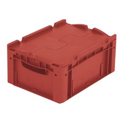 Bito Eurostapelbehälter XL mit Deckel XLD43171 L400xB300xH188 mm, rot