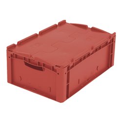 Bito Eurostapelbehälter XL mit Deckel XLD64221 L600xB400xH238 mm, rot