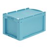 Bito Kleinladungsträger KLTD mit Deckel / KLT 64320ASDV L600xB400xH320 mm, türkis