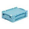 Bito Kleinladungsträger KLTD mit Deckel / KLT 43120ASDV L400xB300xH120 mm, türkis