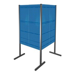 Kappes Trennwand RasterPlan Doppelfeld 90° H1500 mm RAL 5010 4 LP