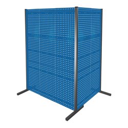 Kappes Trennwand RasterPlan Doppelfeld 90° H2000 mm RAL 5010 5 LP