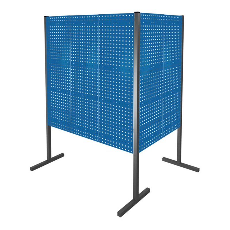 Kappes Trennwand RasterPlan Doppelfeld 90° H1500 mm RAL 5010 5 LP