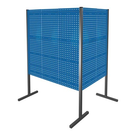 Kappes Trennwand RasterPlan Doppelfeld 90° H1500 mm RAL 5010 5 LP